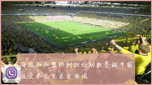 海廷加加盟热刺担任助教圣诞节前接受弗兰克亲自面试